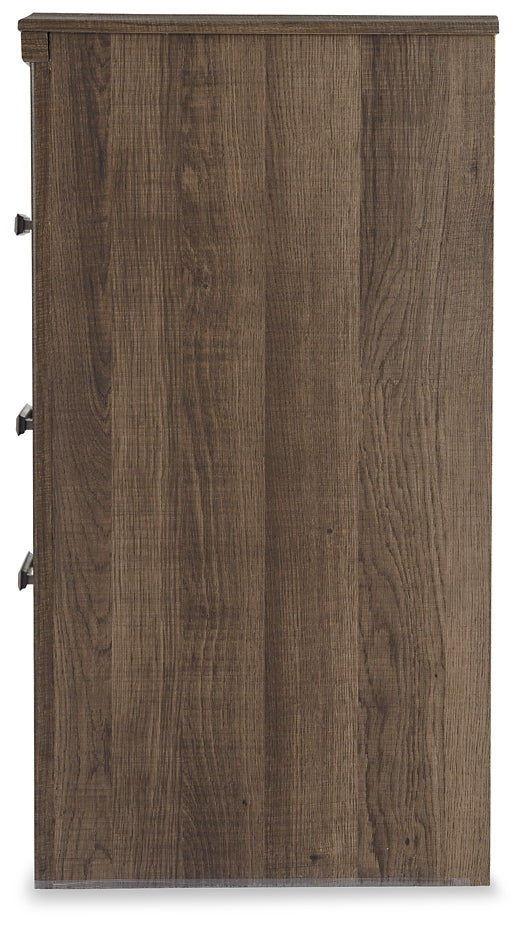 Mesita de noche de dos cajones Juararo