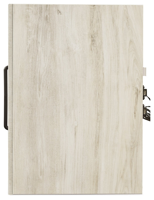 Mesita de noche de dos cajones Cambeck