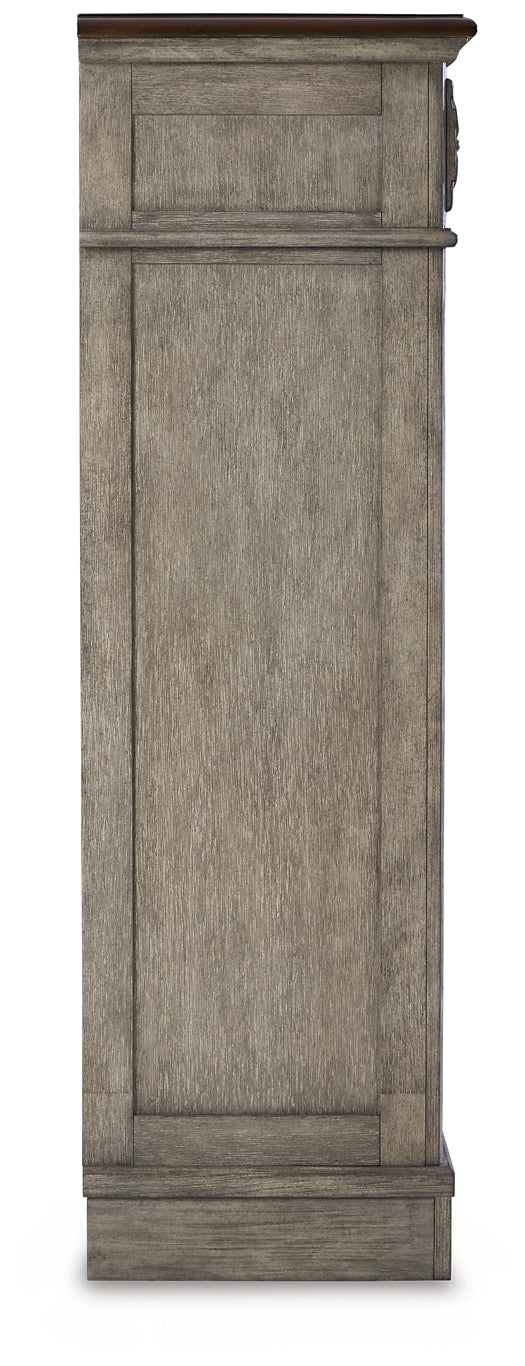 Cómoda de cinco cajones Lodenbay