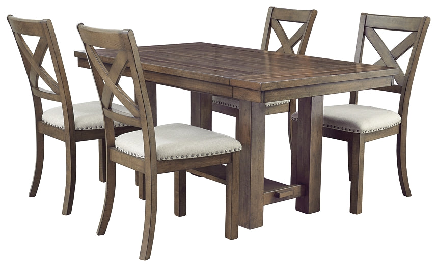 Mesa de comedor Moriville y 4 sillas