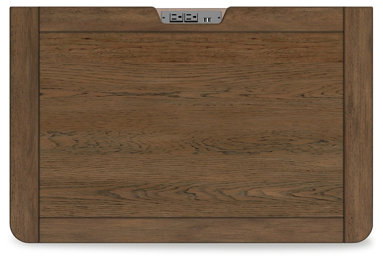 Mesita de noche de dos cajones Cabalynn