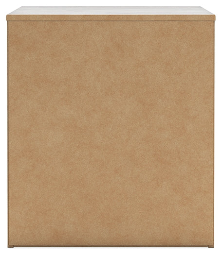 Mesita de noche de dos cajones Cayboni