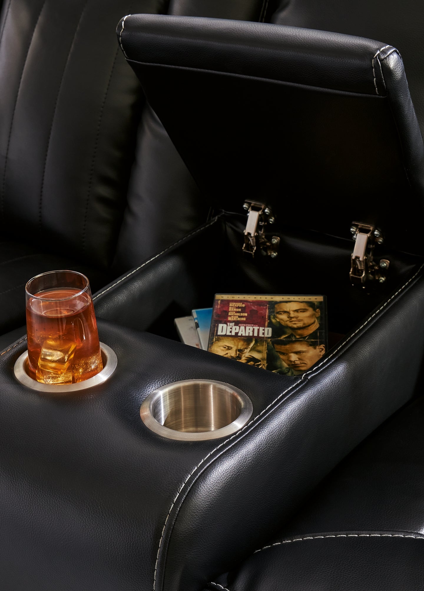 Sofá de dos plazas Caveman Den PWR REC/CON/ADJ HDRST