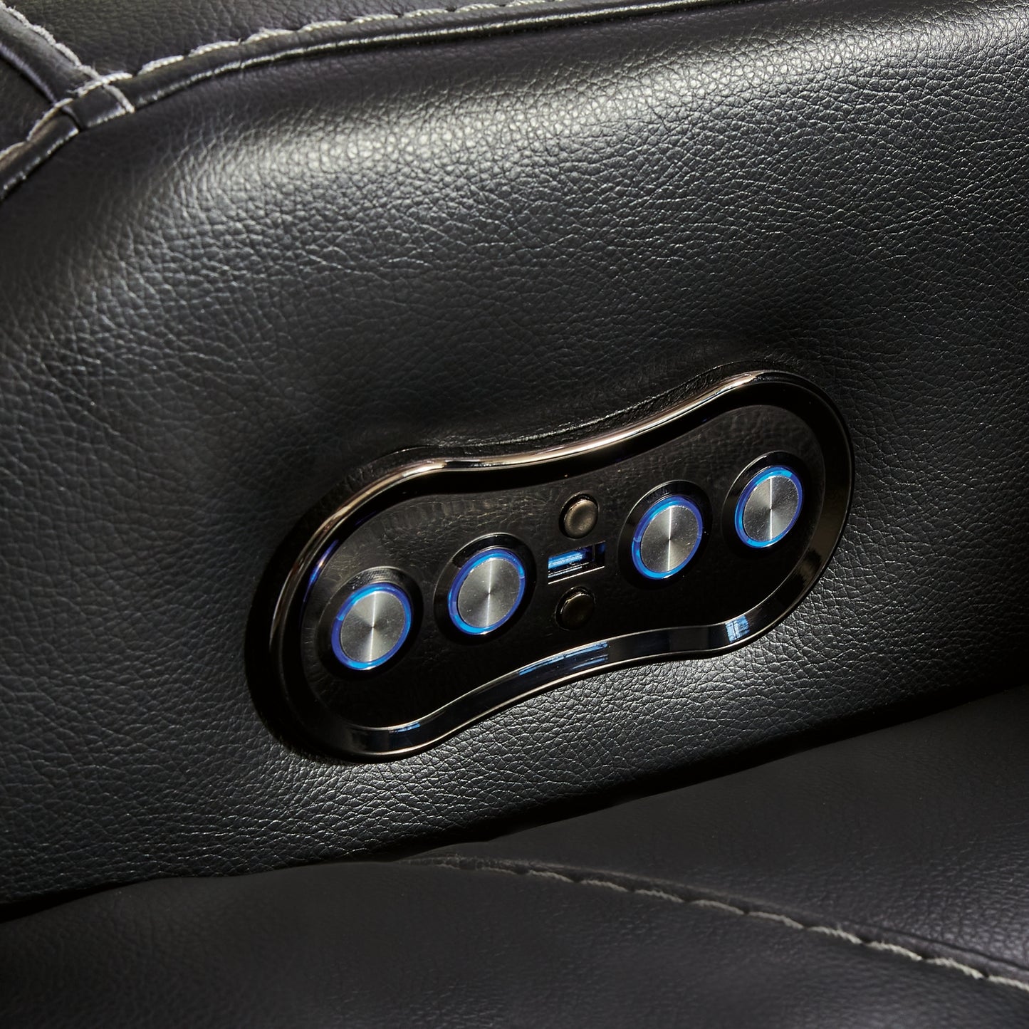 Sofá de dos plazas Caveman Den PWR REC/CON/ADJ HDRST