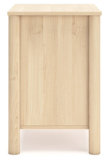 Mesita de noche de dos cajones Cabinella