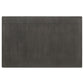 Juego de mesa de comedor rectangular Dalila de 6 piezas, gris oscuro