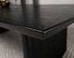 Mesa de comedor Brookmead de 100 pulgadas con hojas extensibles, color negro