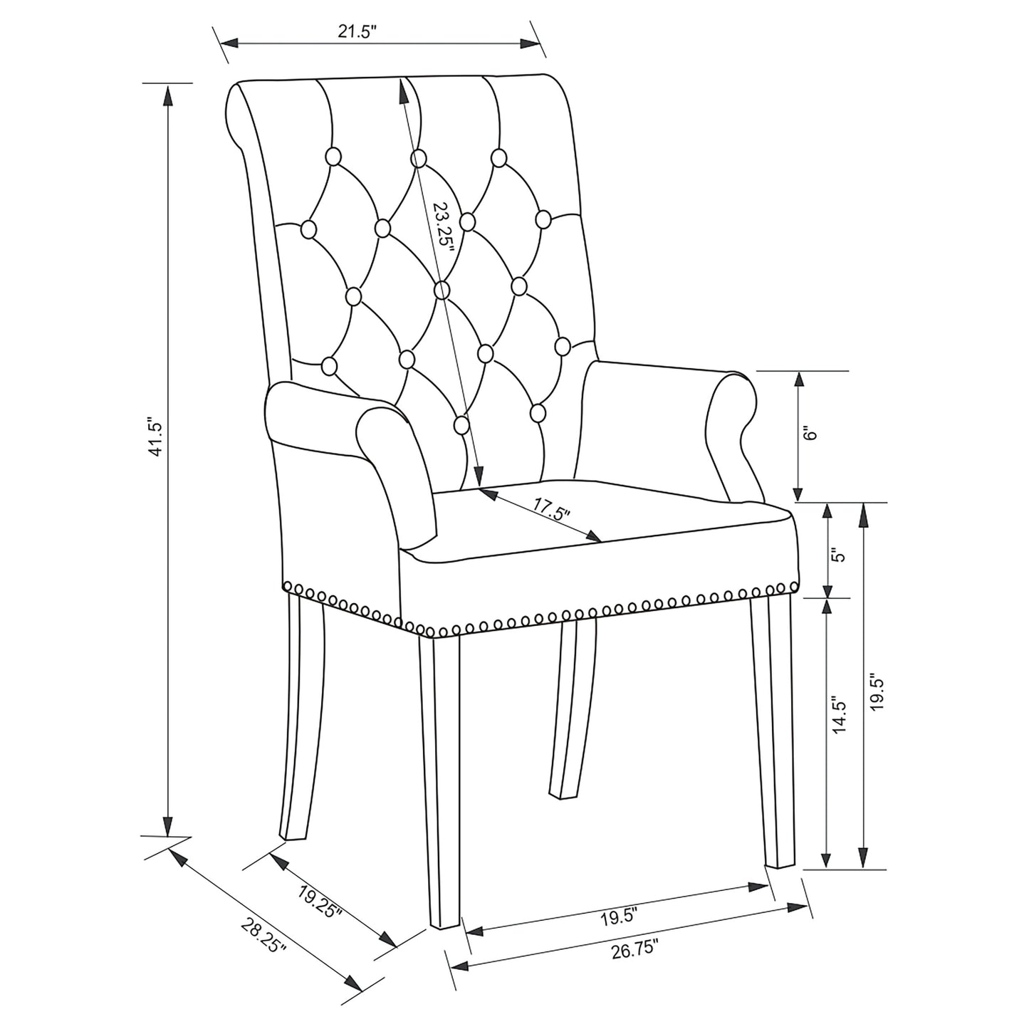 Juego de mesa de comedor rectangular de 7 piezas con tapa de mármol color arena Sherry
