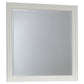 Juego de dormitorio Sandy Beach de 4 piezas tamaño Queen en color crema y blanco