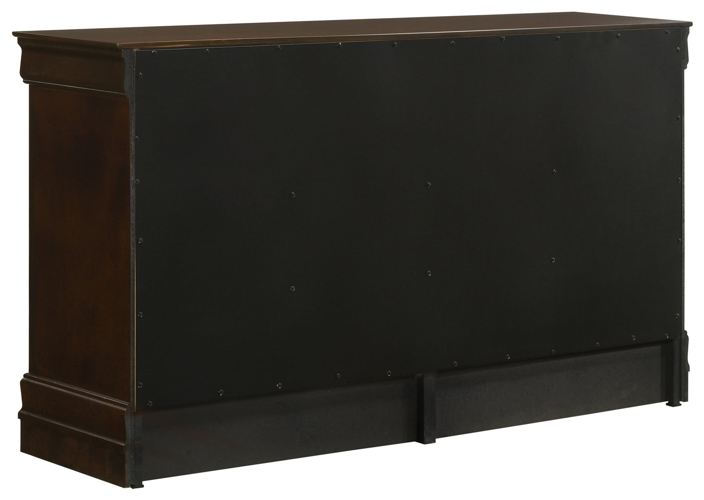 Juego de dormitorio Louis Philippe de 5 piezas Eastern King en color capuchino