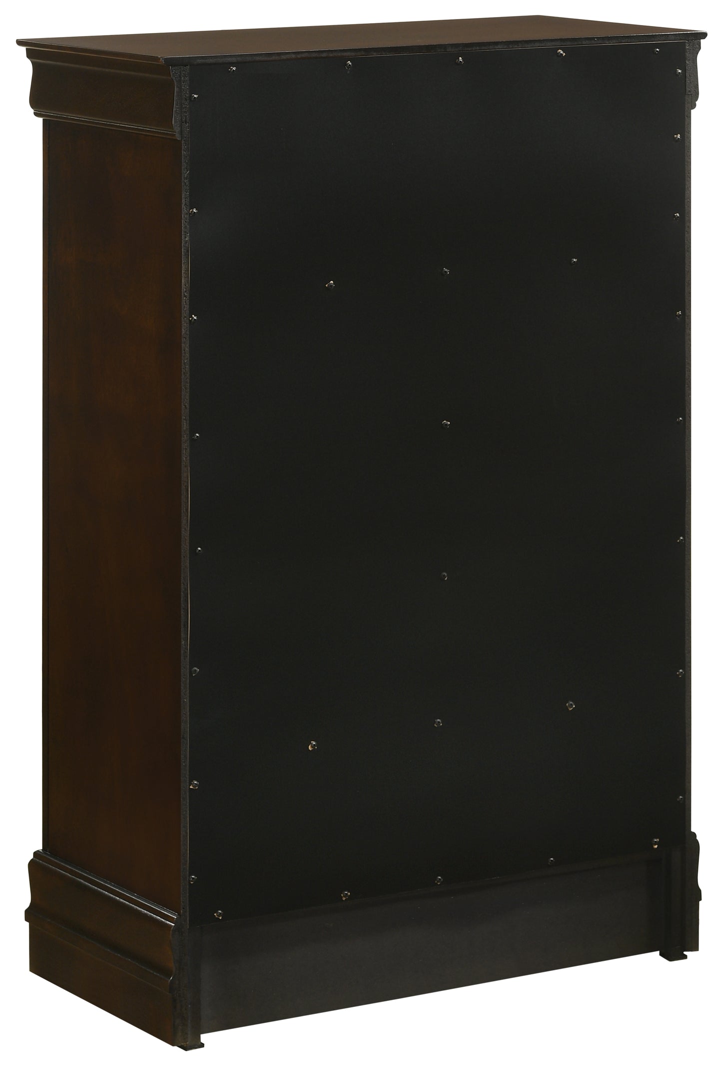 Juego de dormitorio Louis Philippe de 5 piezas Eastern King en color capuchino