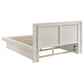 Juego de dormitorio Jessica de 6 piezas con iluminación LED Eastern King, color blanco nieve