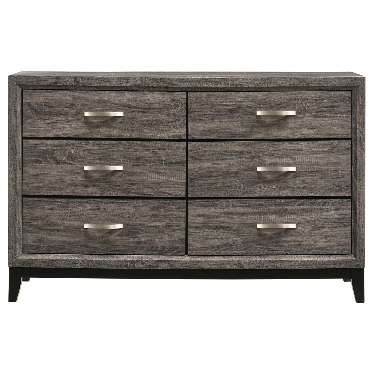 Watson Four-piece Full Bedroom Set Grey Oak