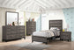 Juego de dormitorio Watson de 4 piezas en roble gris