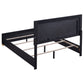 Juego de dormitorio completo Marceline de 4 piezas en negro
