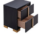Juego de dormitorio Marceline de 5 piezas tamaño Queen, color negro