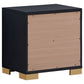 Juego de dormitorio Marceline de 5 piezas tamaño Queen, color negro