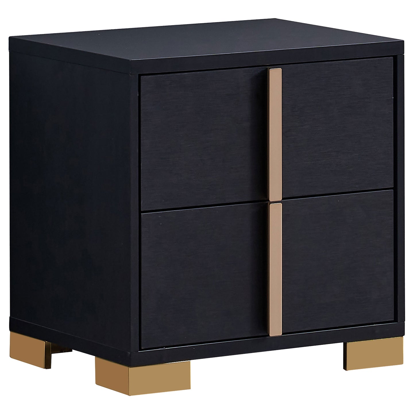 Juego de dormitorio Marceline de 5 piezas tamaño Queen, color negro