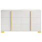 Juego de dormitorio Marceline de 4 piezas Eastern King en blanco