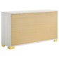 Juego de dormitorio Marceline de 4 piezas Eastern King en blanco