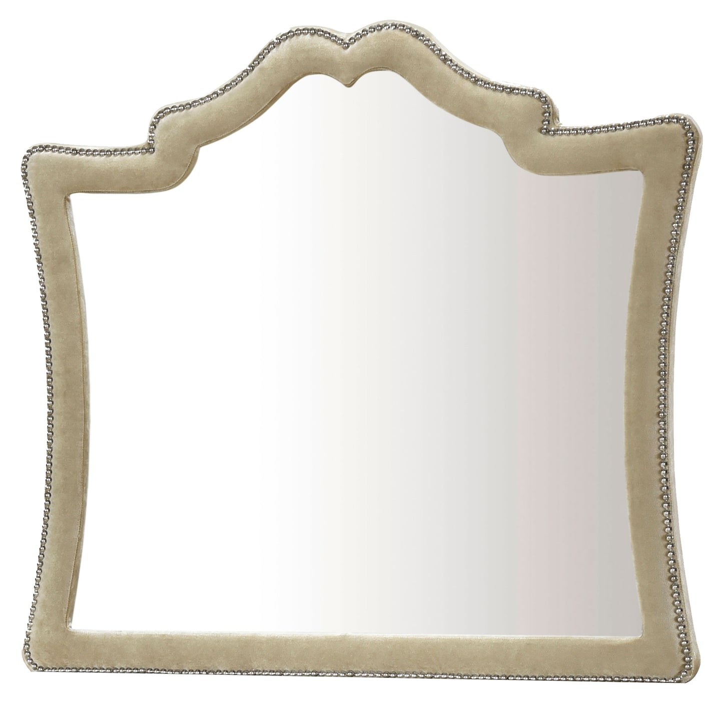 Juego de dormitorio Antonella de 4 piezas Eastern King en color marfil