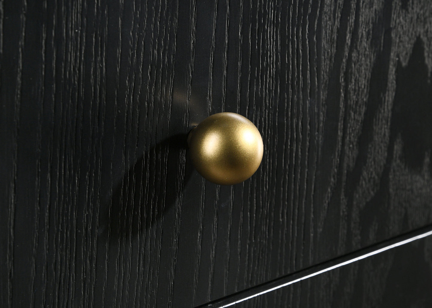 Juego de dormitorio Arini de 4 piezas tamaño queen en negro y gris