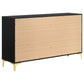 Juego de dormitorio Kendall California King de 4 piezas, color negro