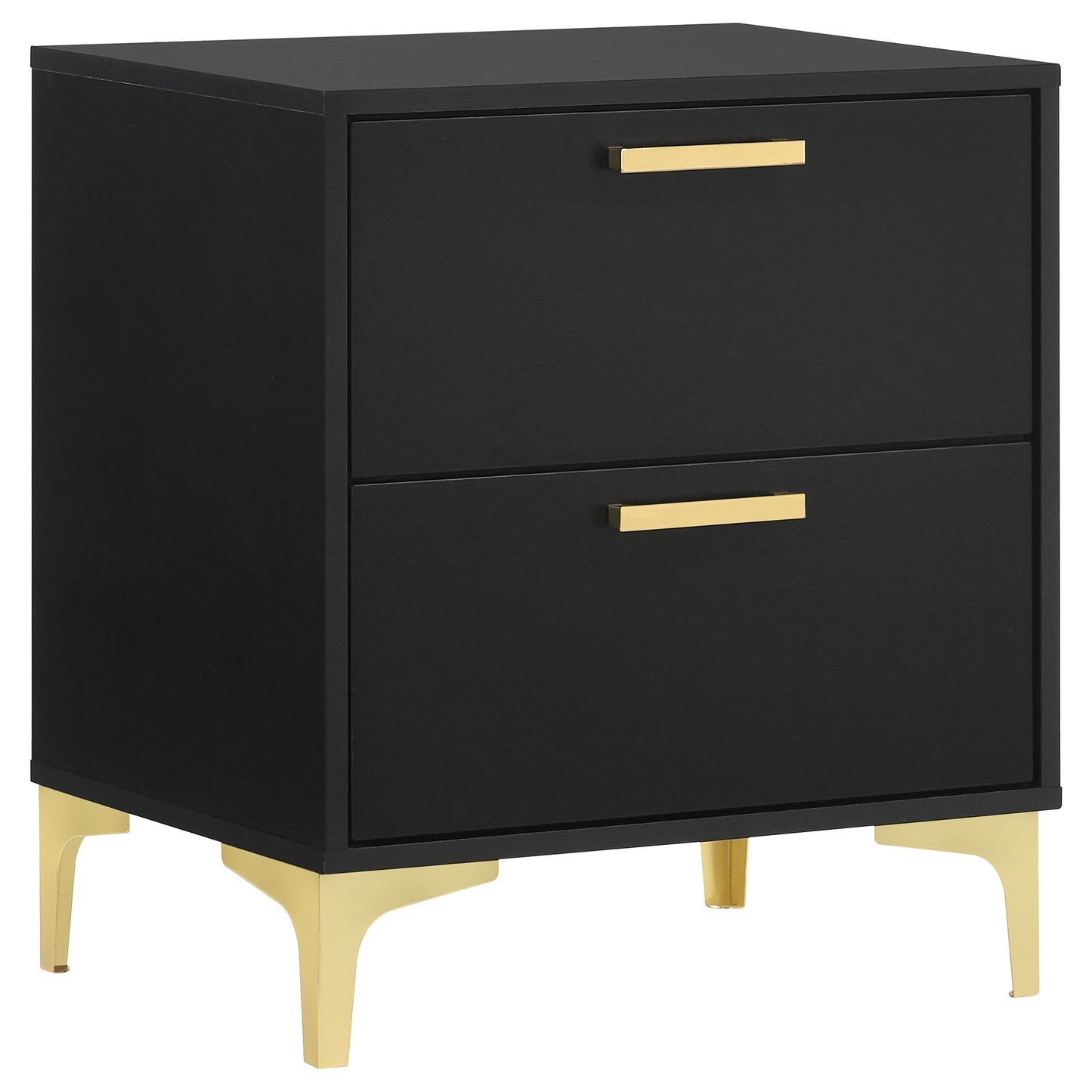 Juego de dormitorio Kendall California King de 5 piezas, color negro