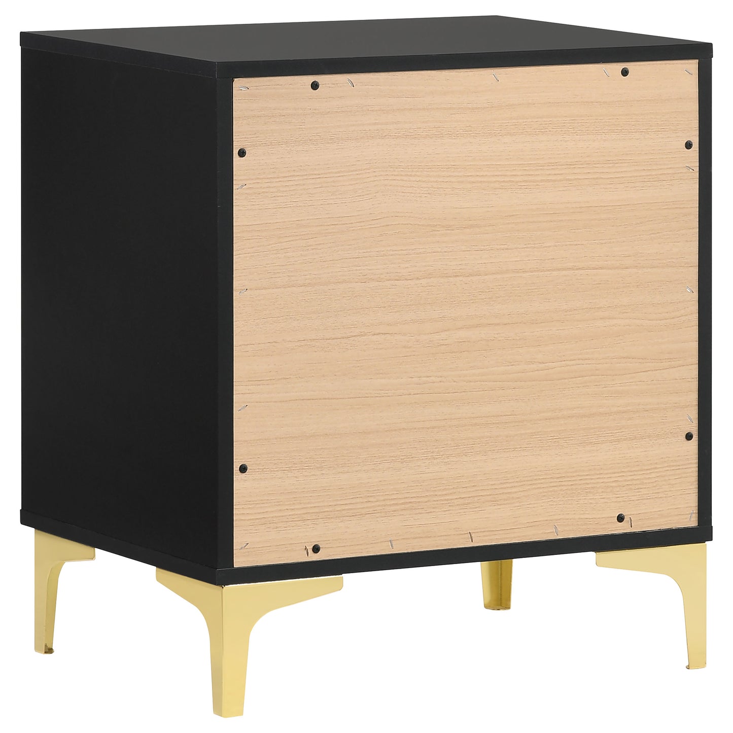 Juego de dormitorio Kendall California King de 5 piezas, color negro