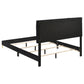 Juego de dormitorio Kendall Queen de 5 piezas, color negro