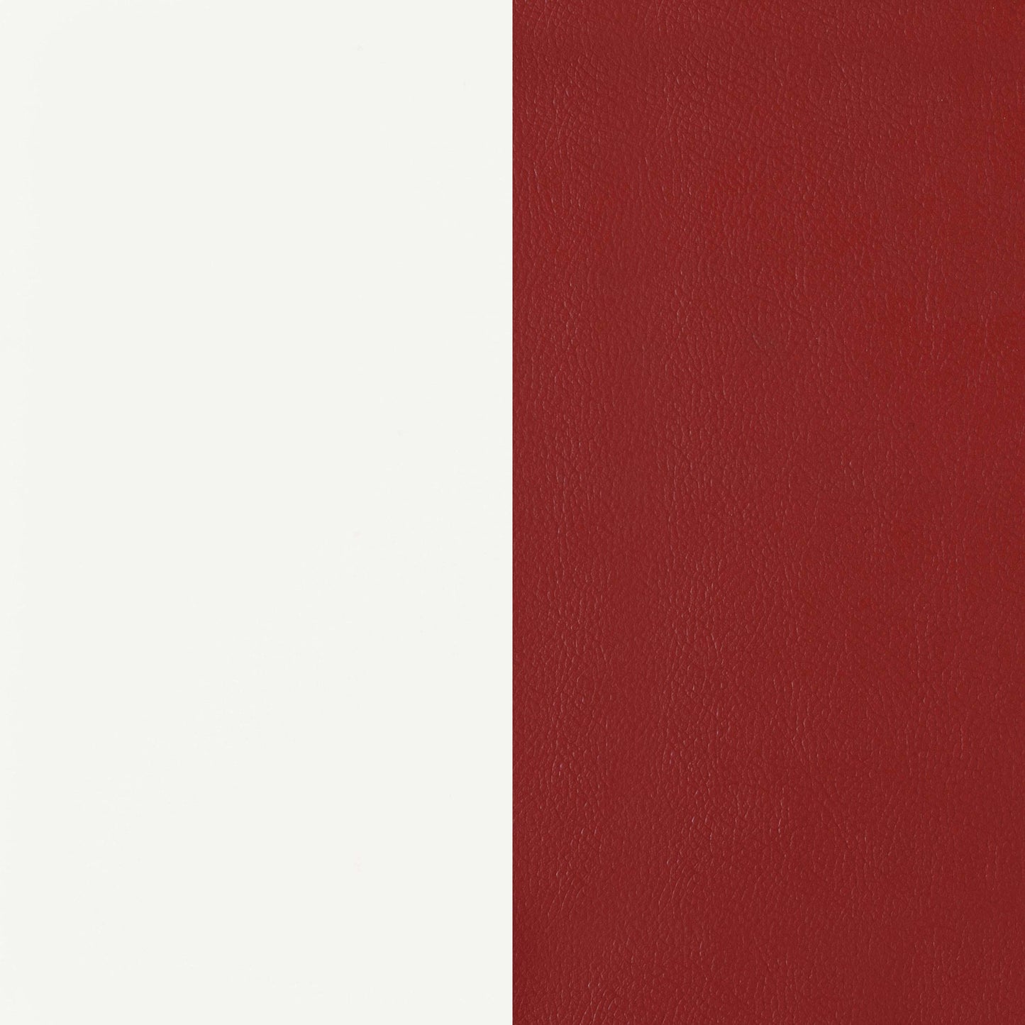 Juego de mesa de comedor redonda retro de 5 piezas en blanco y rojo