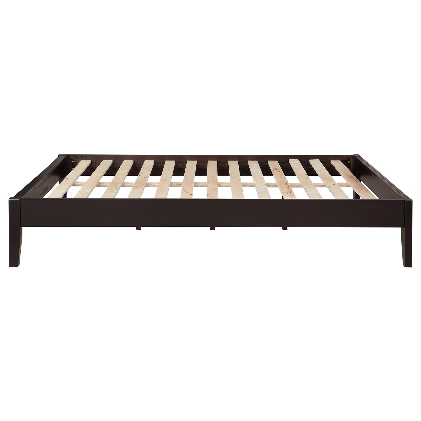 Cama de plataforma universal Hounslow Eastern King color capuchino