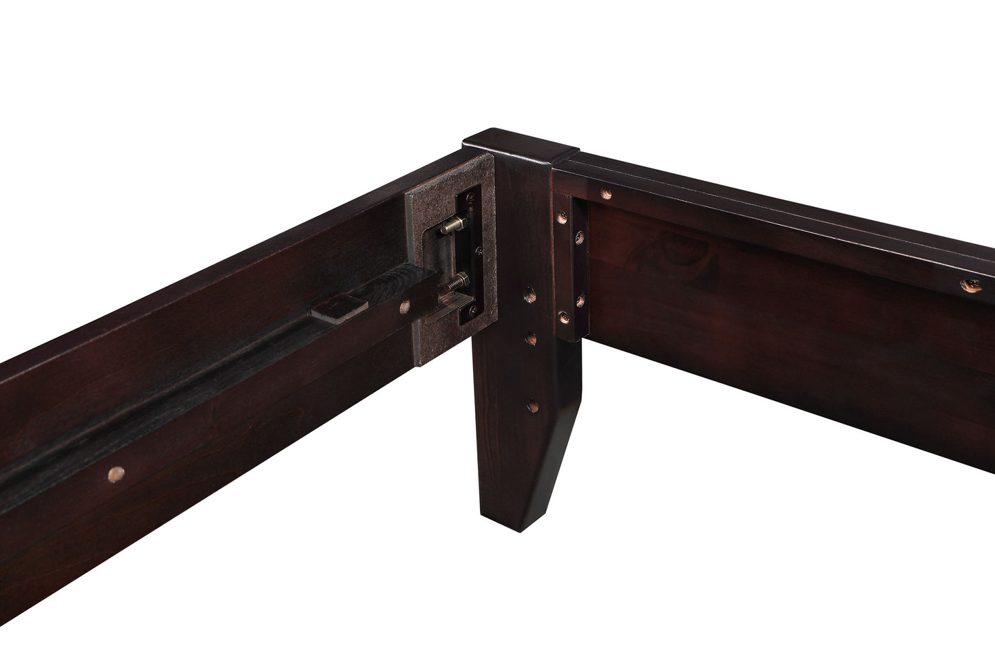 Cama de plataforma universal Hounslow California King color capuchino