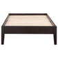 Cama de plataforma universal Hounslow Twin Capuchino