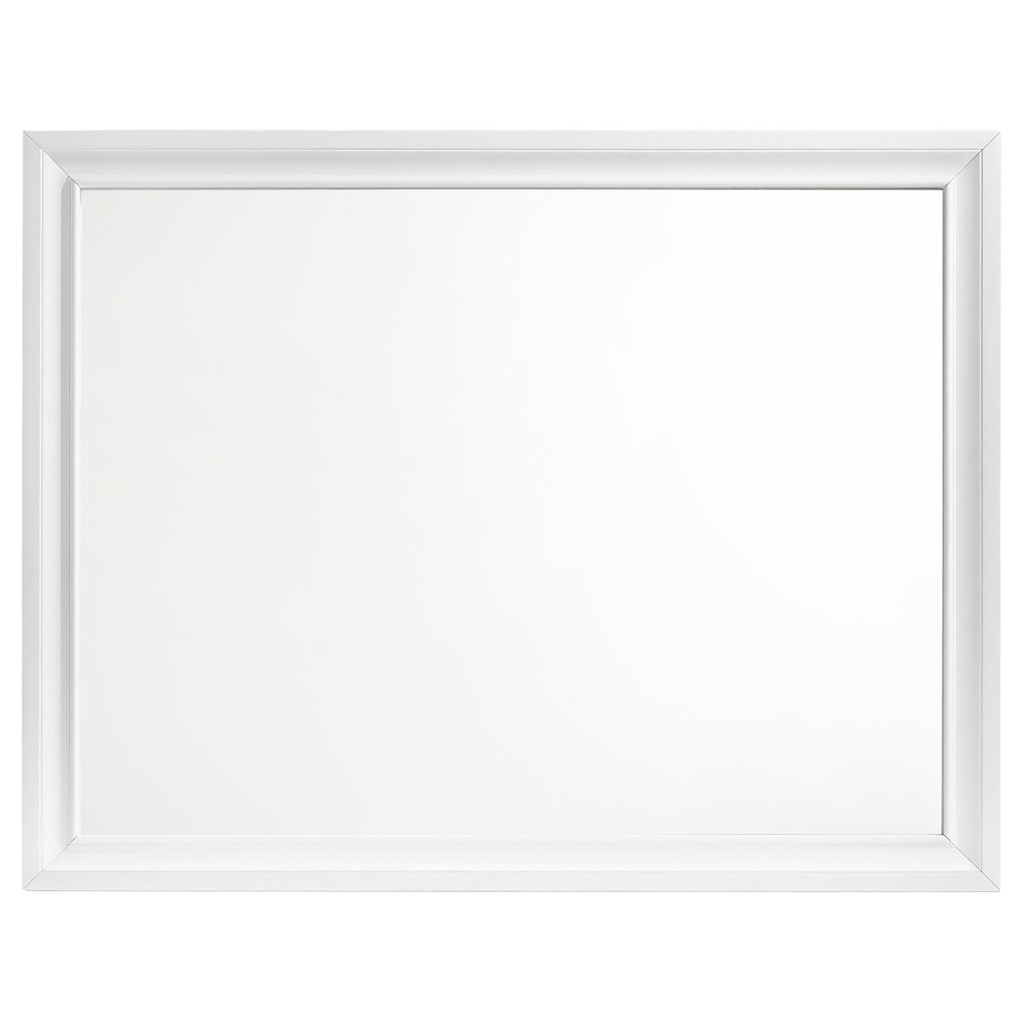 Juego de dormitorio California King de 4 piezas Barzini blanco