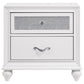 Juego de dormitorio California King de 5 piezas Barzini blanco