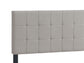 Cama tapizada Fairfield con paneles en color beige