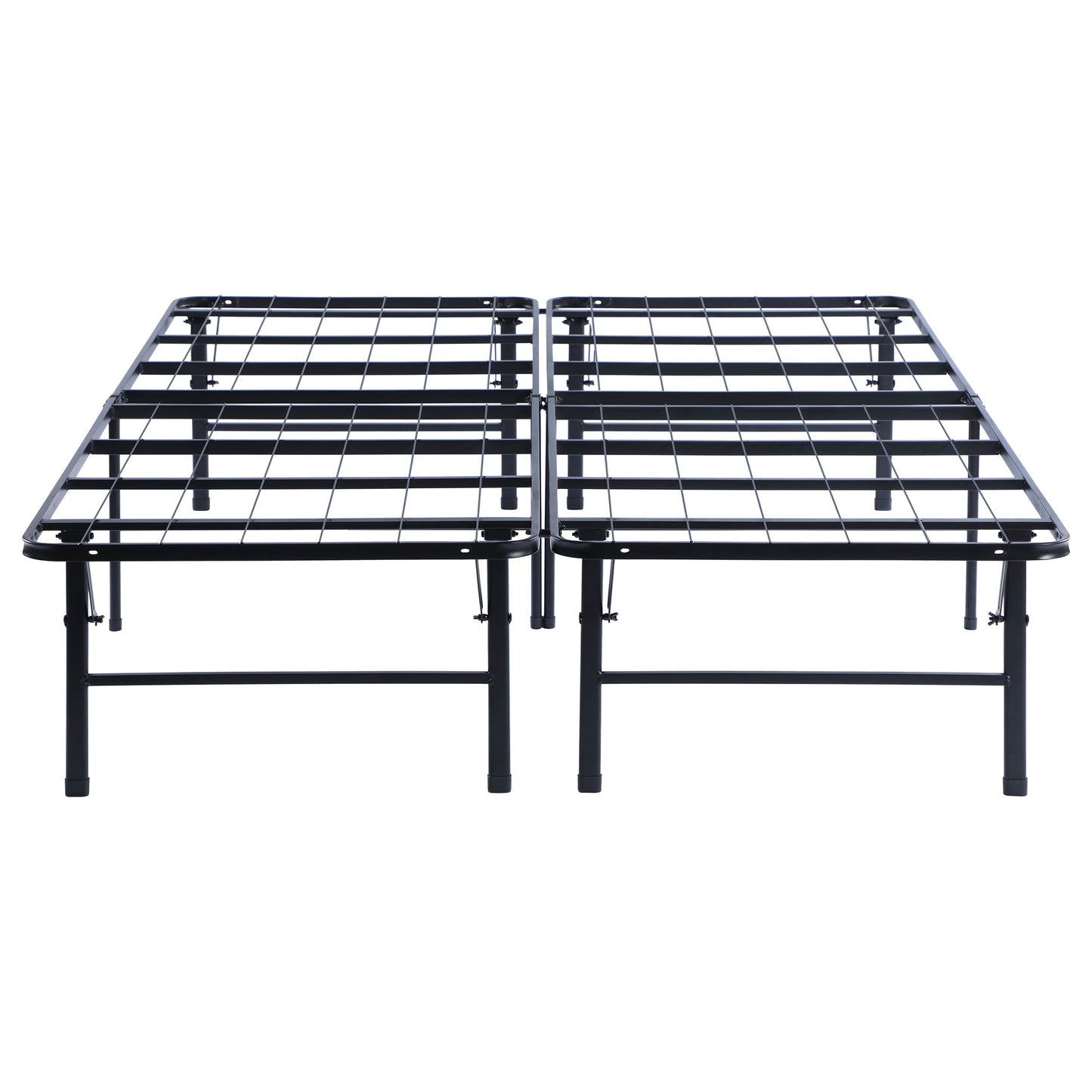 Plataforma de soporte para colchón Mabel Metal Eastern King, color negro