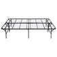 Plataforma de soporte para colchón Mabel Metal Eastern King, color negro