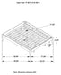 Cama de plataforma universal Hounslow Eastern King, color blanco