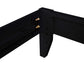 Cama Queen con plataforma universal Hounslow, color negro