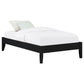 Cama de plataforma universal Hounslow Twin, color negro