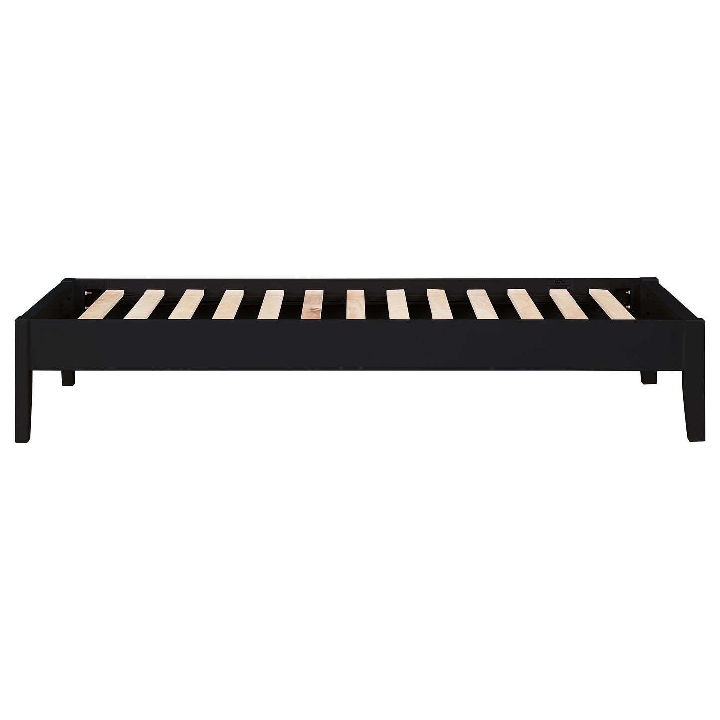 Cama de plataforma universal Hounslow Twin, color negro