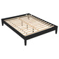 Cama Queen con plataforma universal Hounslow, color negro