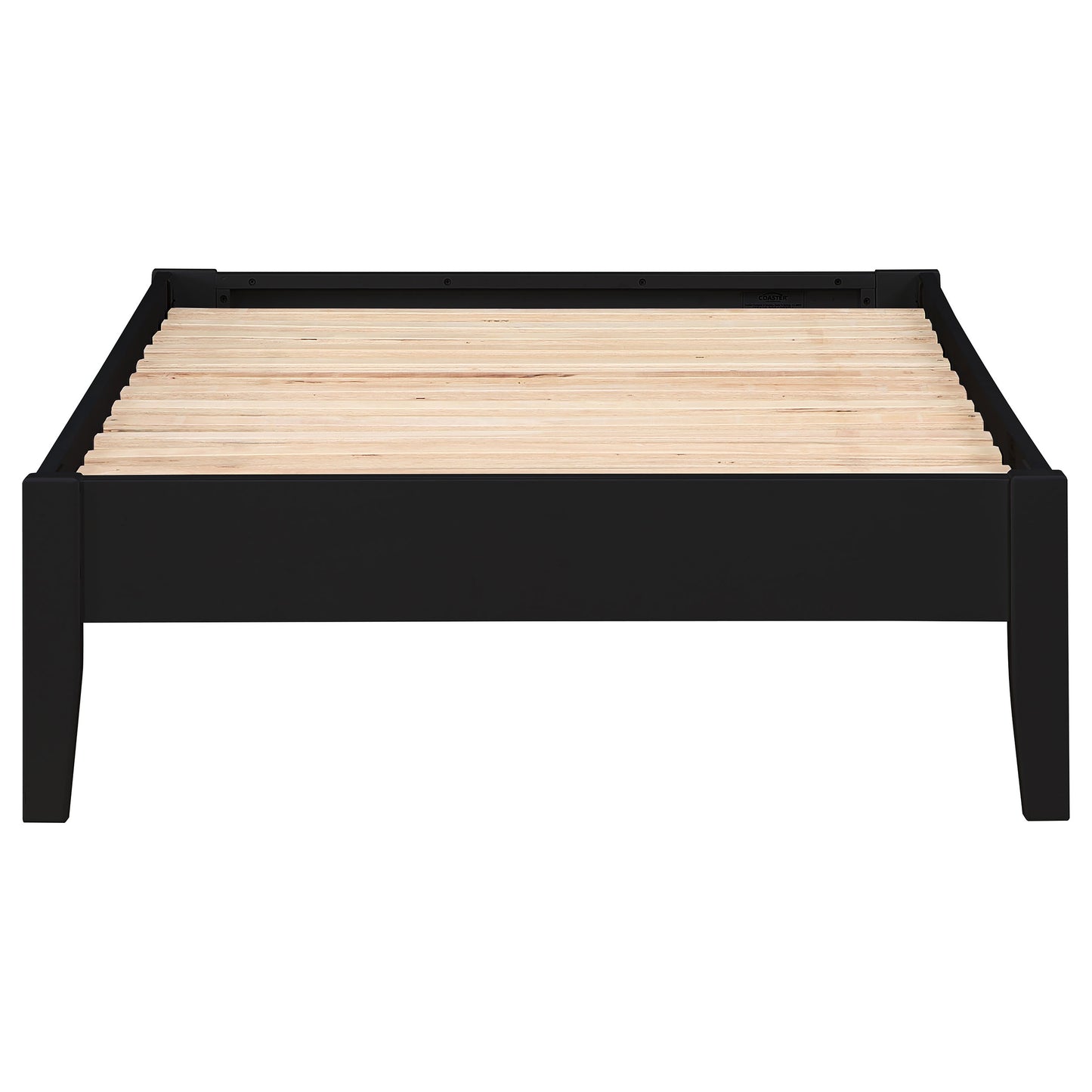 Cama de plataforma universal Hounslow Twin, color negro