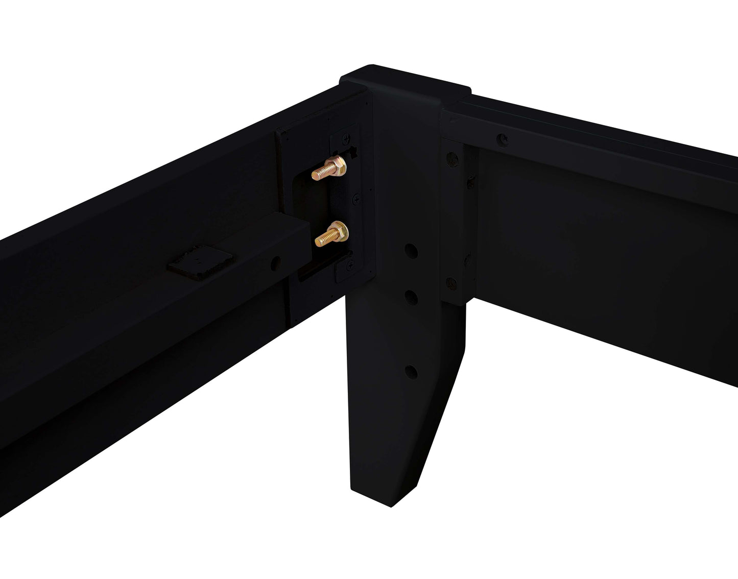 Cama de plataforma universal Hounslow Twin, color negro