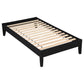 Cama de plataforma universal Hounslow Twin, color negro