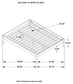 Cama Queen con plataforma universal Hounslow, color negro