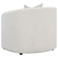 Sillón Rainn Boucle tapizado con brazos inclinados, color Latte