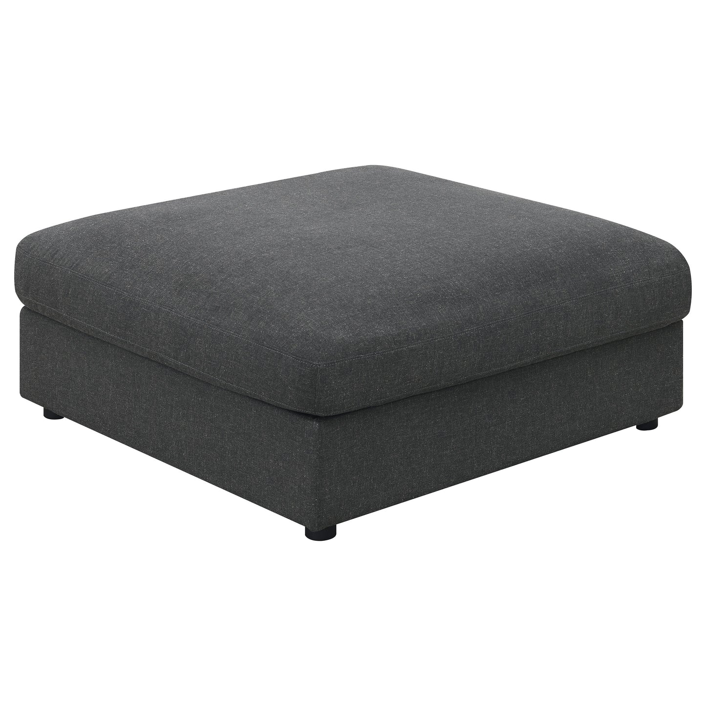 Sofá modular seccional tapizado Serene de 6 piezas en color carbón